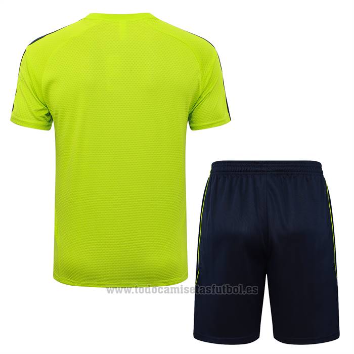 Chandal del Real Madrid Manga Corta 2025-2026 Verde - Pantalon Corto